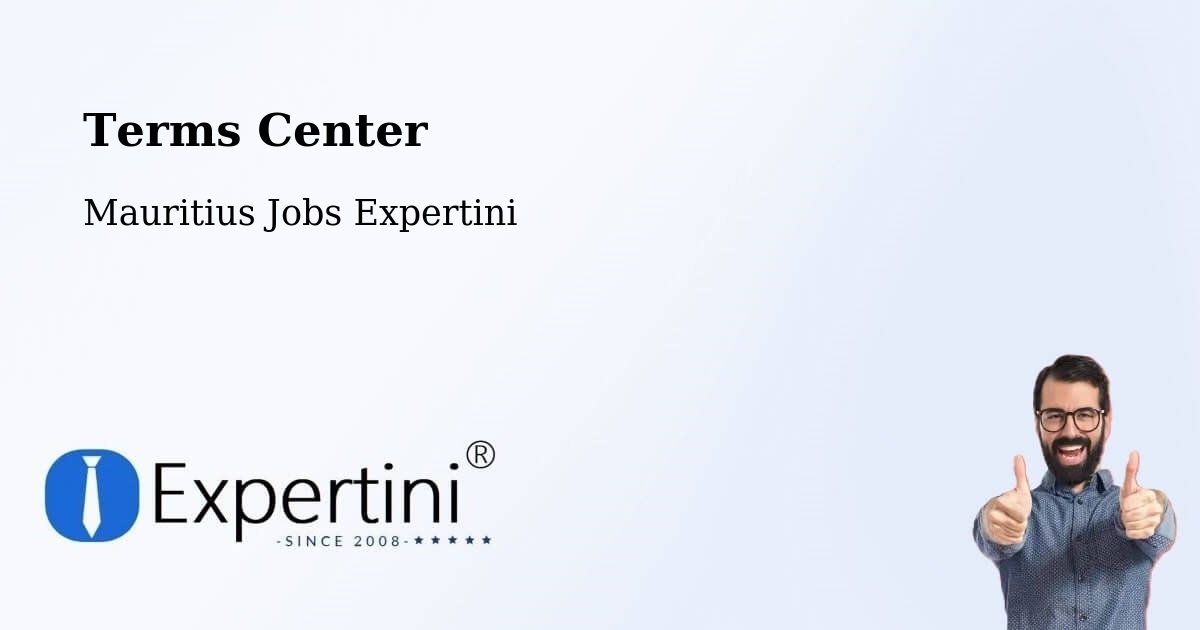 Terms of Service – Pamplemousses - Mauritius Jobs Expertini